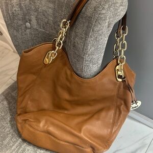 Michael Kors Brown Leather Women's Bag